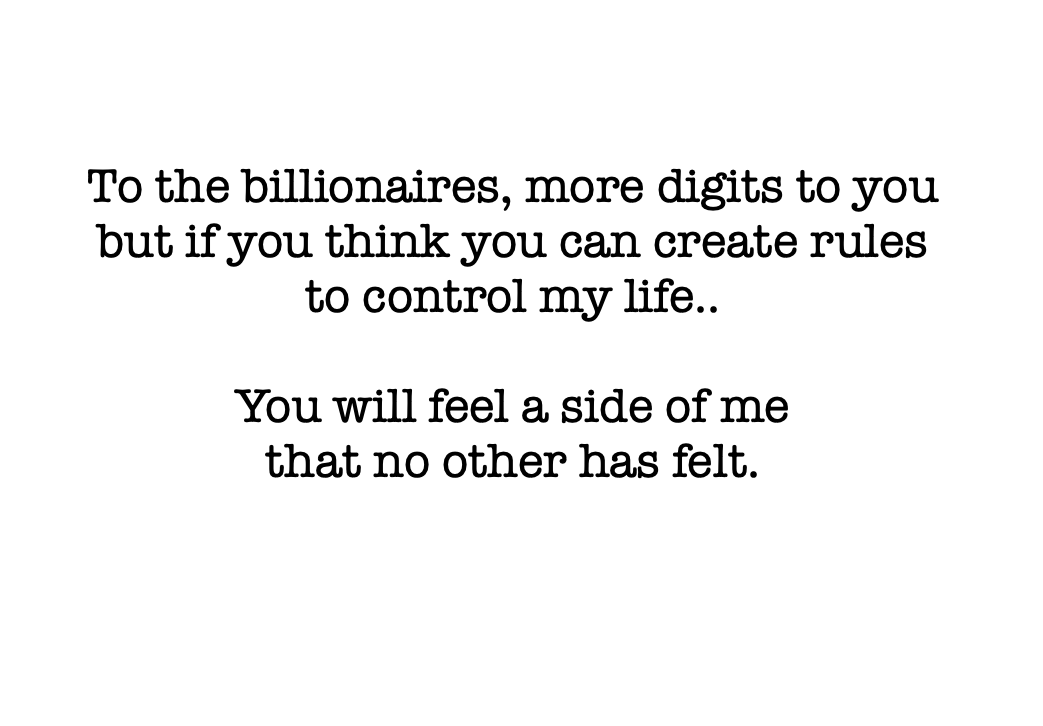 rockyoumentally's tweet photo. Sellouts on a prison planet..
You live in your world and I will live in mine..
#moneyhungry #billionaires #group #gang #parasites #greedy #secretsocieties #CorruptionHasNoPlace #moguls #influencers #hybrids #degenerates #theinsecure https://t.co/NCPeLQtx5W