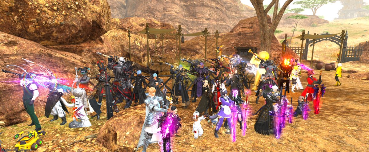 RinR_FF14's tweet photo. 今夜も #ゼロムス集会所 楽しかった～！
ゆえっぴと合奏したよ！FCメンや、ぼっち仲間三人も演奏の応援に来てくれて、楽器演奏のお友達のsayもとっても嬉しかったよ！
演奏してるSSは…ナシィ！また今度合奏しに来たいと思ってるのでその時撮ってもらおうと思います☺︎ https://t.co/8JHnOalScf