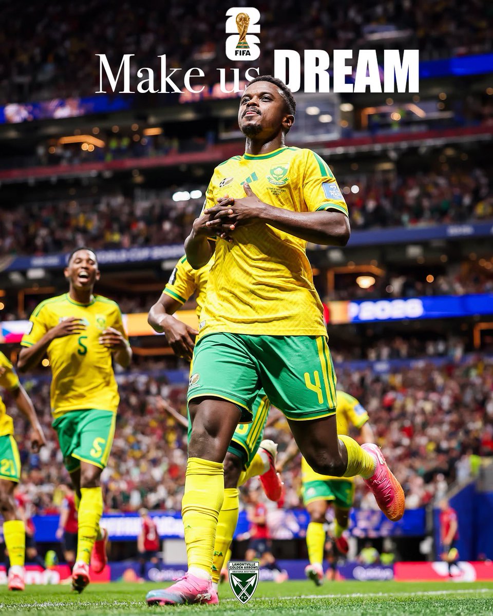 goldenarrowsfc1's tweet photo. MAKE US DREAM, SOUTH AH🥹🇿🇦 https://t.co/GEr46EFGUJ