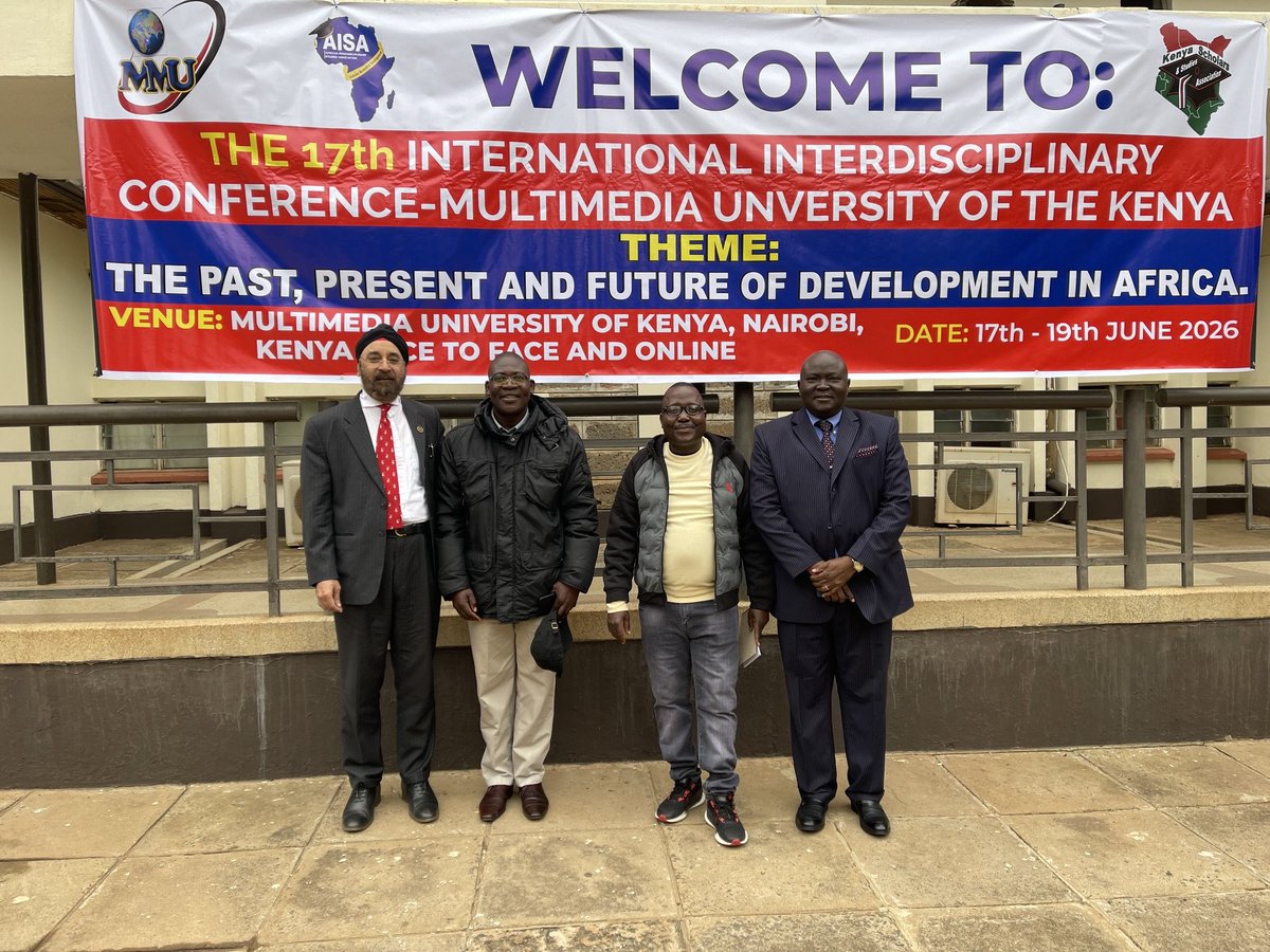 masukuc1's tweet photo. At an international Academic Conference at Multimedia University, in Kenya, Nairobi and presented an academic article that was converted to a book Chapter from 17 to 19 JUNE 2026 https://t.co/O8f0Lzp6sk