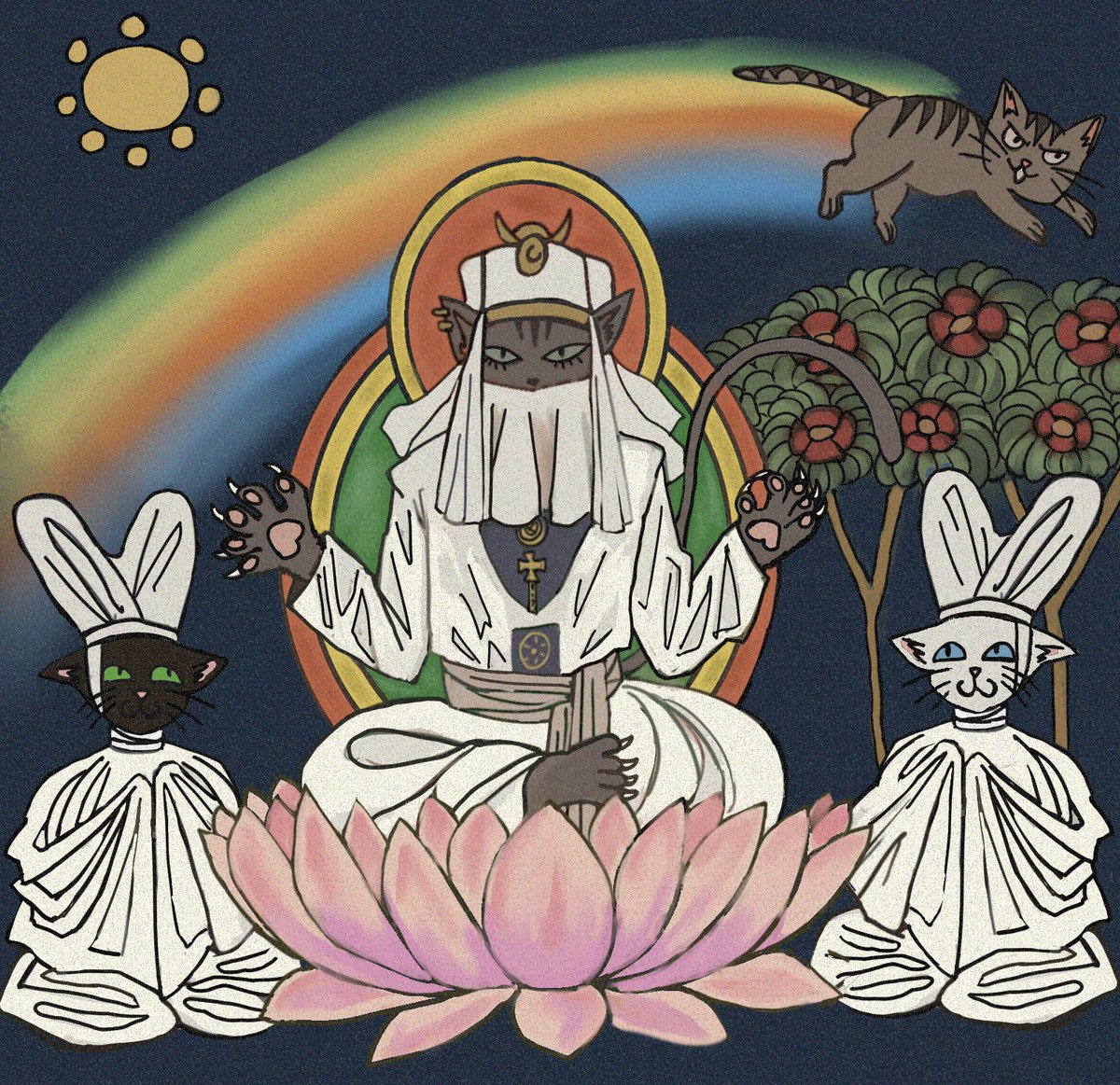 morfinist872183's tweet photo. Drew manichaean cats for moot https://t.co/u8TntcVFav