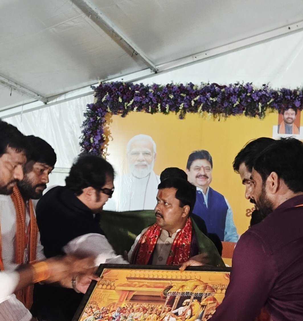 RahmathVoice's tweet photo. Happy to welcome our Honorable Bjp President Shri Nitin Nabin ji,welcome to Telangana sir,next our Bjp government at Telangana https://t.co/ufxFOfKN62