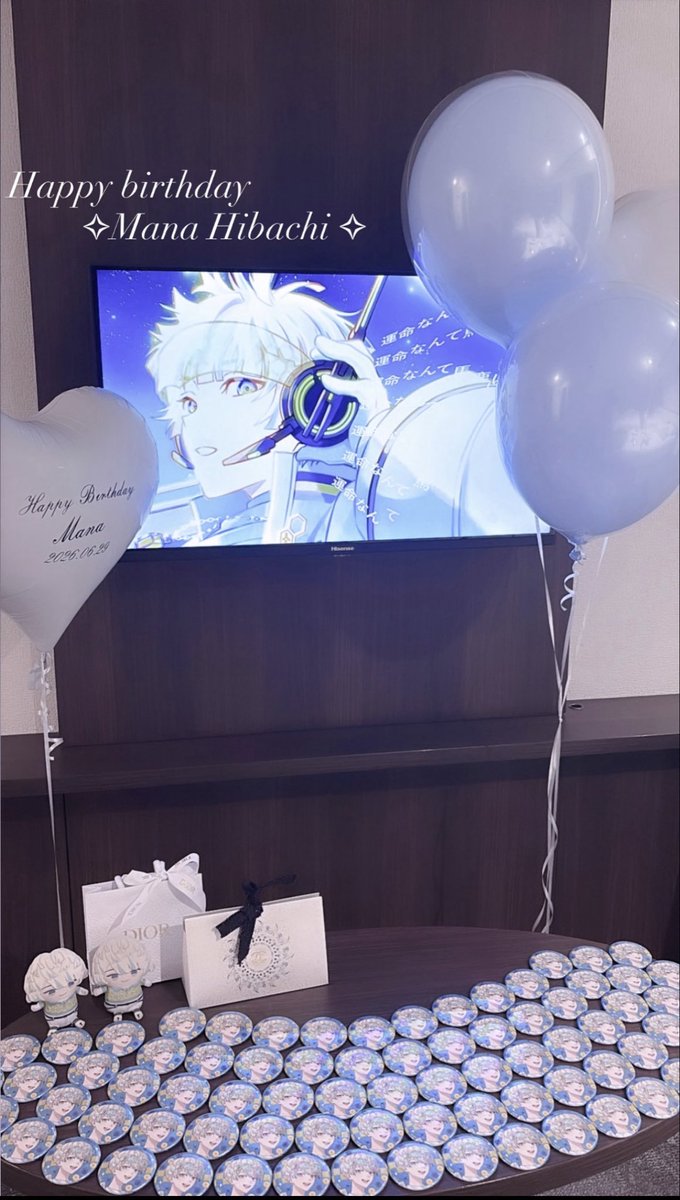 m3r__0s2's tweet photo. ･｡｡･ﾟ･｡｡･ﾟ･｡｡･ﾟ･｡｡･ﾟﾟ･｡｡･
 ： ：
 ： ：    𝐻𝑎𝑝𝑝𝑦 𝑏𝑖𝑟𝑡ℎ𝑑𝑎𝑦 𝑡𝑜 𝑀𝑎𝑛𝑎
 ☆ ：        
        ☆

#緋八マナ爆誕祭24歳の部決勝　
#マナの眼🩵🌟 https://t.co/i8n2OIiK8E