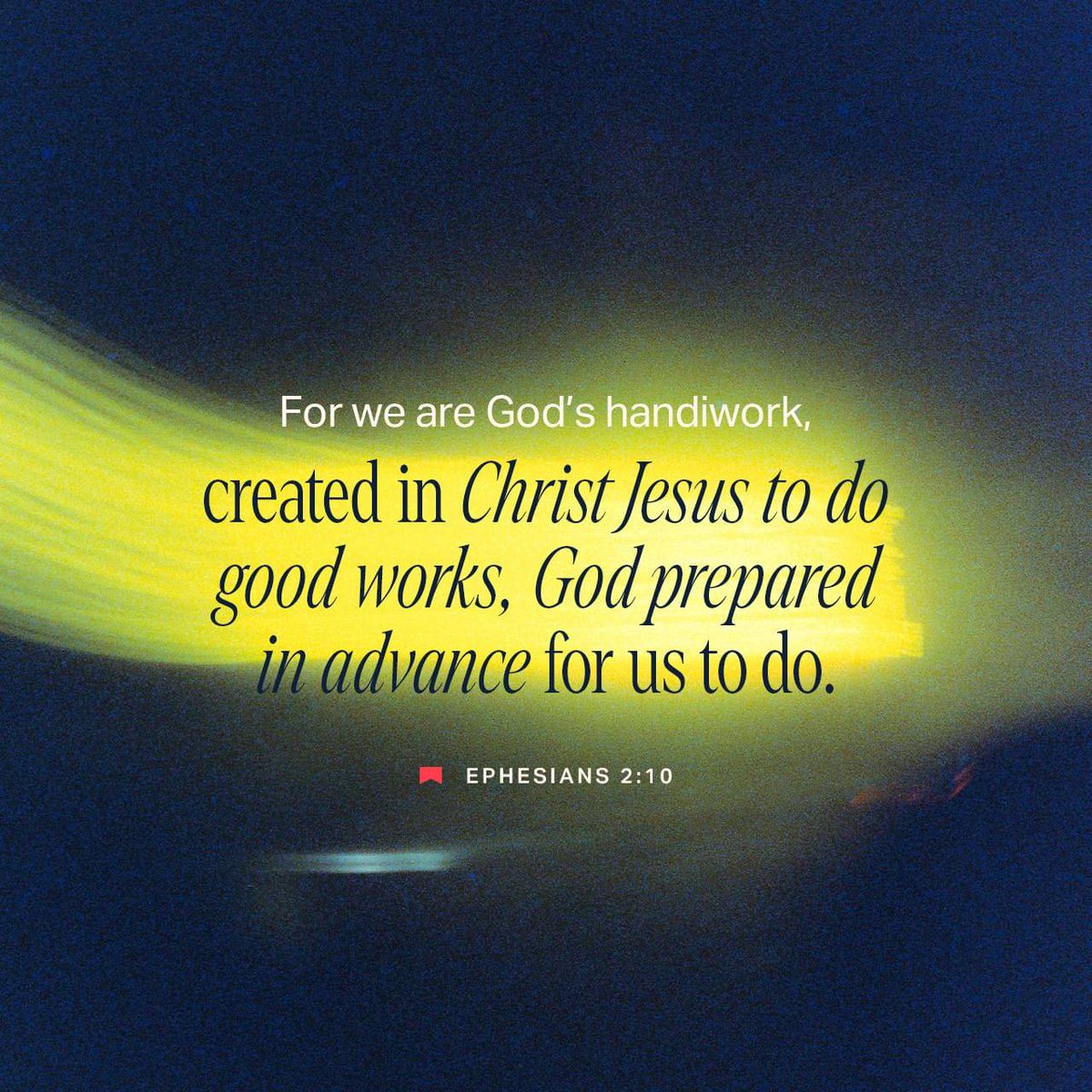 will_hatch's tweet photo. Ephesians 2:10 #verseoftheday https://t.co/ehDRaTFPdS https://t.co/grMGGaKKrF