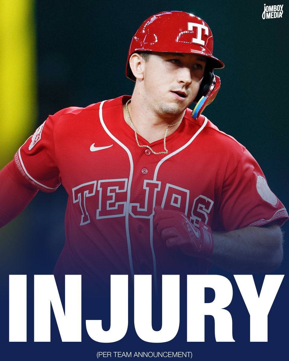TalkinBaseball_'s tweet photo. Wyatt Langford heads to the injured list with a hamstring strain

Langford missed all of May with a forearm strain and returned in June, where he had a .317 average and 1.005 OPS in 20 games https://t.co/tY47FsZ48u