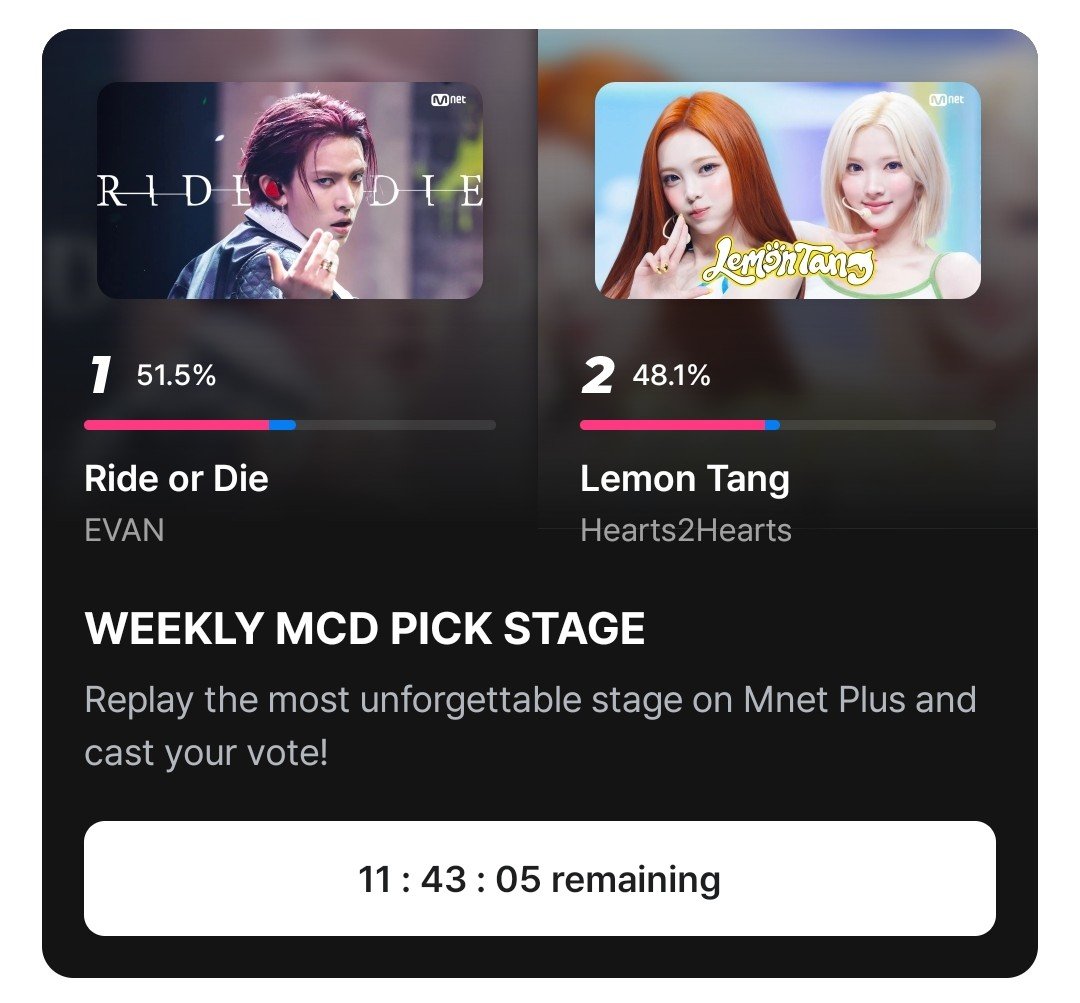 EvanVoting's tweet photo. [🗳] MNET PLUS: WEEKLY MCD PICK STAGE

EVERs, please start dropping your votes for the Weekly MCD Pick Stage now. This poll ends today at 11:59 AM KST.

🔗: https://t.co/CnjDrNnr2A
🎯: 1st
🗓: June 29 at 11:59 AM KST

#EVAN #에반 @h_evva_n @evan_officialJP https://t.co/E3UET5HwP1