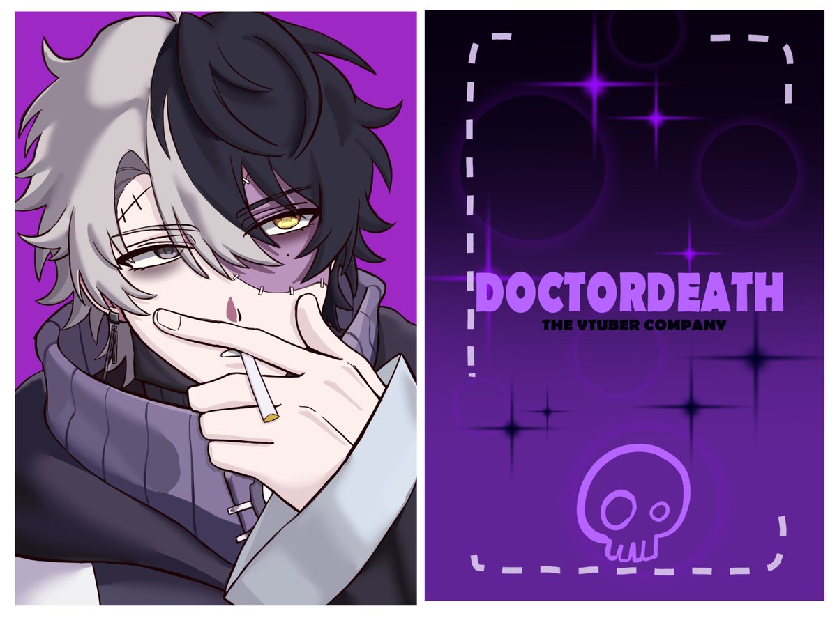 Ahlimirai's tweet photo. 3/3 FINALLY DONE WITH DOCTORSS

#TheVtuberCompany
#DrDeathArt
@DrdeathVT https://t.co/mypAVDlA9X