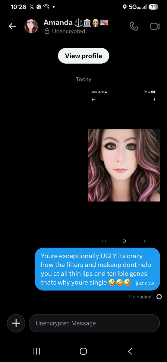 asstrojugganut's tweet photo. @Amandalyzed @assclapasaur @GH0STDAWGKDO 🤢🤣🤡 https://t.co/GAxtwva4Zh