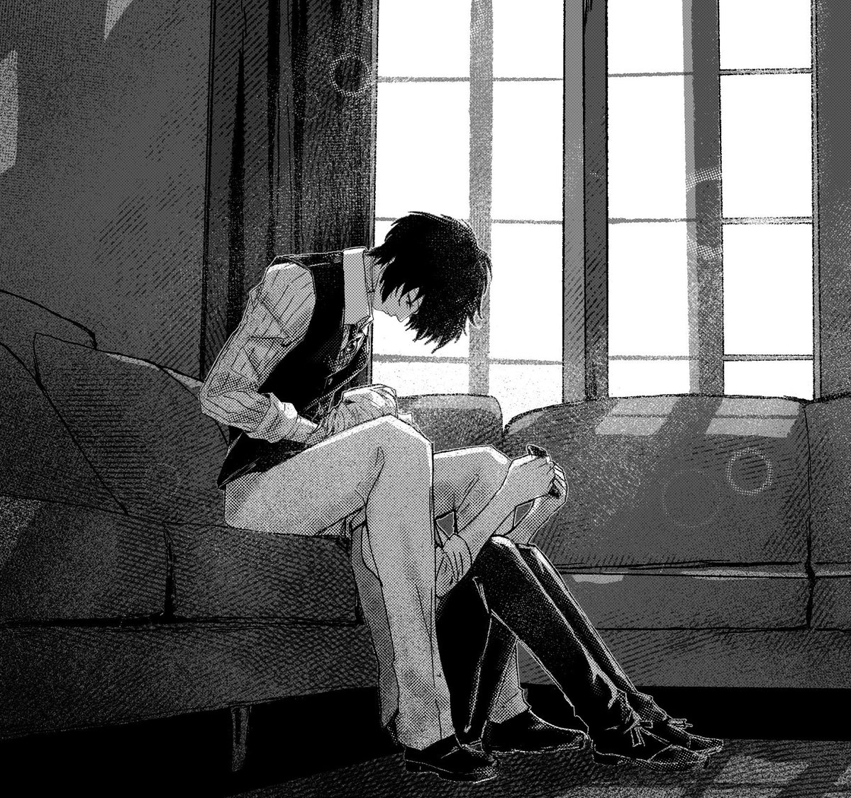 DaChuuWeibo's tweet photo. 🎨 @满地乱爬的小九
📚 喜欢这个姿势就画了
#太中 #DaChuu #skk #soukoku https://t.co/ADEUvmI3OI