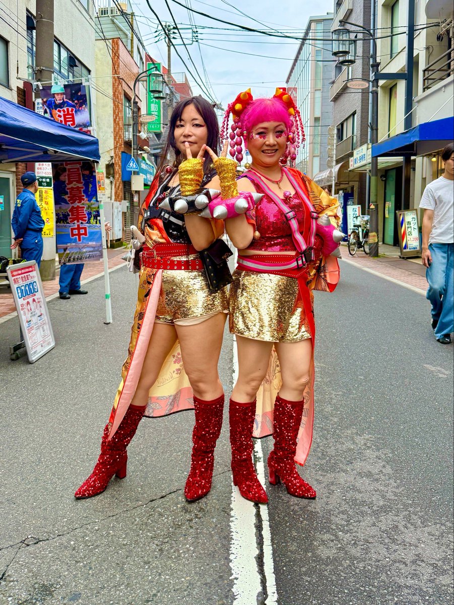 hibiki444misaki's tweet photo. その場にいた筈なのにめっちゃ合成っぽいwww
#なかいたサマーふぇす2026 
#中板橋商店街 
#FFW https://t.co/DDflakZ4NK