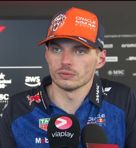 verstappenews's tweet photo. Max: "I had problems with the brakes the entire race, and for half of the race with the rear of the car. That costs time."

Viaplay: 'Was there more in the car if that wasn't the case?'

Max: "Yeah, maybe so." https://t.co/kTO1DQyunv