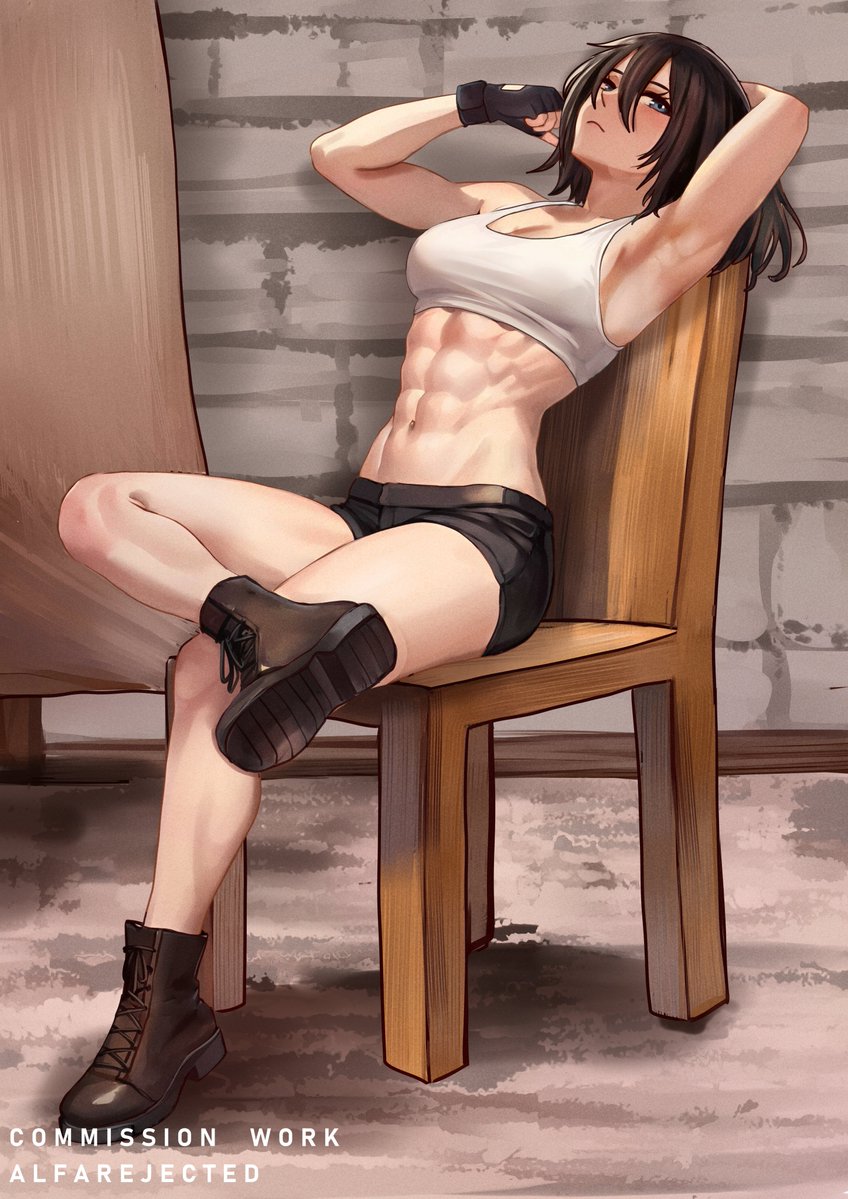 N1ngennn's tweet photo. Mikasa Training 1 
. 
. 
. 
. 
.
. 
. 
. 
. 
. 
. 
#attackontitan #AOT #Mikasa #進撃の巨人 #fanart #art #commission #fitness https://t.co/hNifSMZ80h