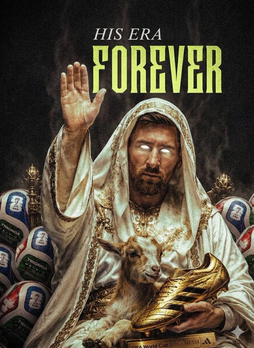GOAT_65_'s tweet photo. Bow down to the undisputed king of football. 👑⚽ https://t.co/RcYUGEVcsa