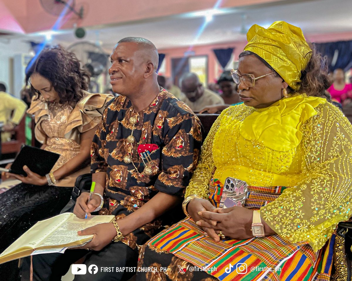 firstbcph's tweet photo. When God speaks we listen.
Message Title: Onward Upward through Thanksgiving
Full message available on youtube via; https://t.co/mF3HCSW66r...
#fbcph #FirstBaptistChurch #NigerianBaptistConvention https://t.co/J6gtLgCByo