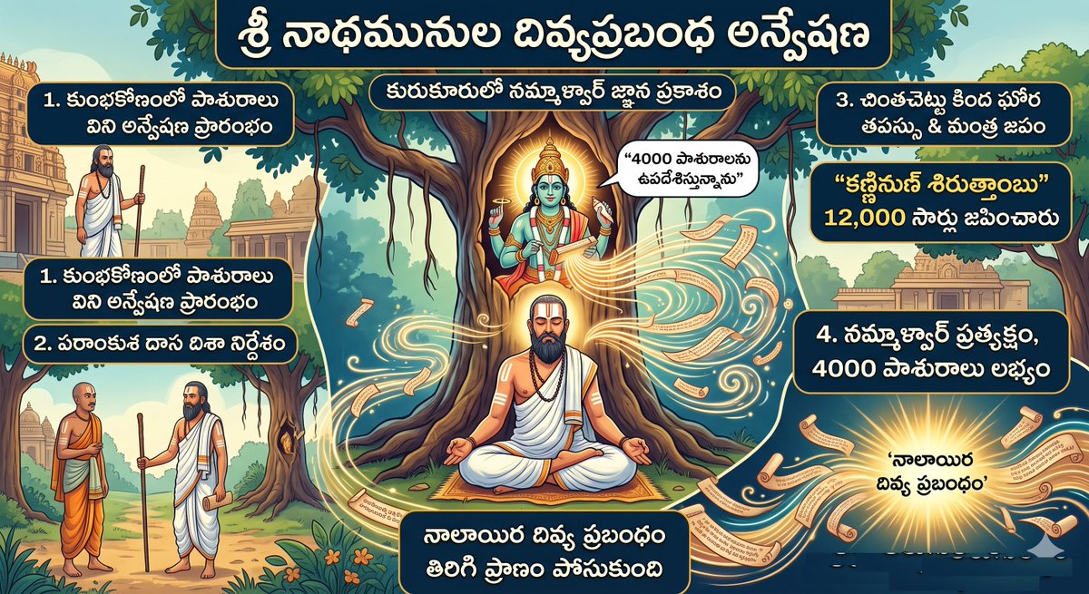 tuxnani's tweet photo. మొన్నటి రోజున శ్రీ నాథమునుల తిరునక్షత్రం ఉండింది. పనిభారం వలన ఇక్కడ ఆ విషయమై రాద్దామనుకున్నది రాయలేకపోయాను. రెండు రోజులు ఆలస్యంగా రాస్తున్నాను. https://t.co/daGGFaHsyw