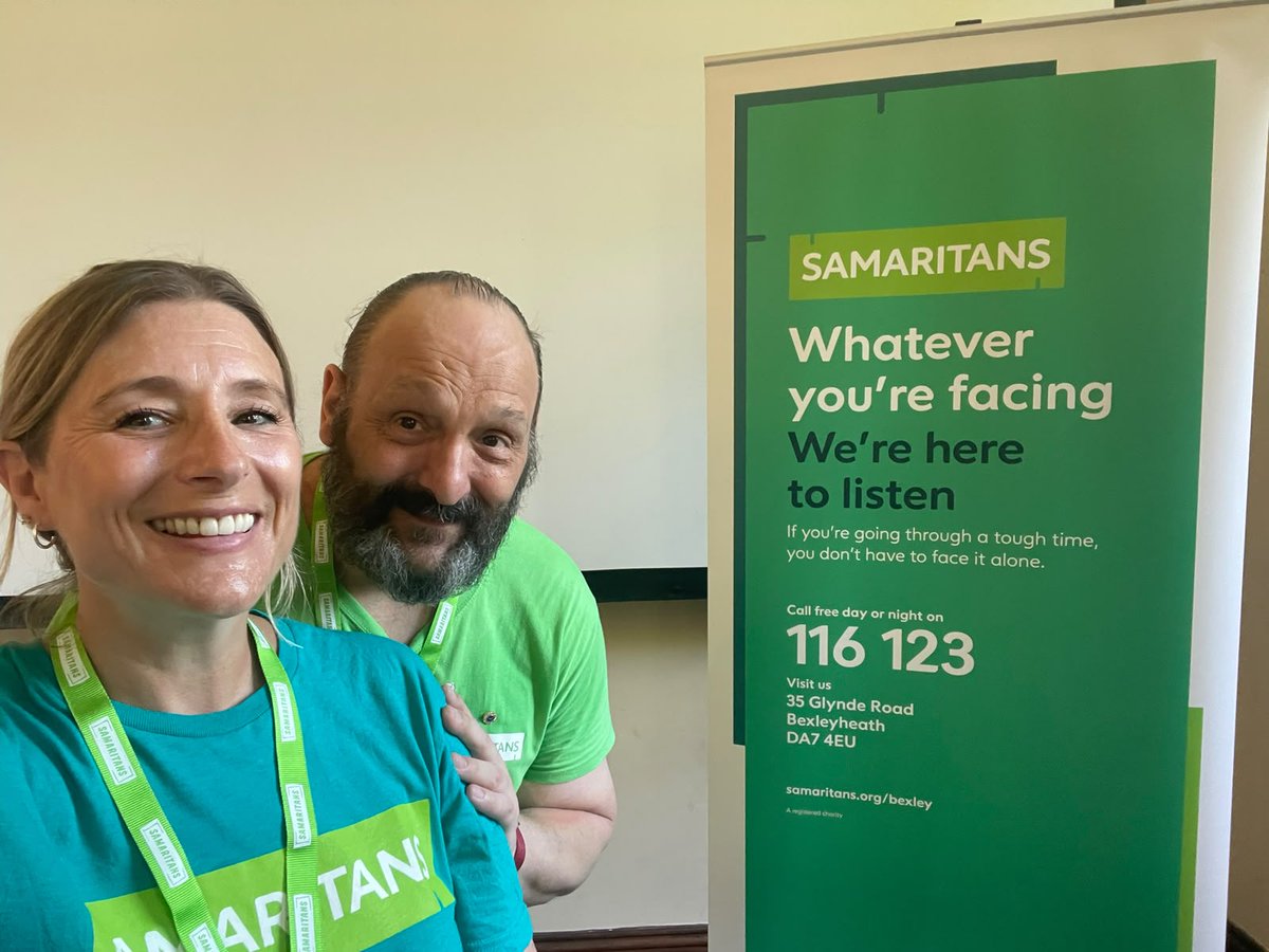 BD_Samaritans's tweet photo. Keeping the #Pride celebrations going! 🏳️‍🌈

Bexley &amp; Dartford Samaritans were at Pride on the Side in Erith, this weekend.

The event had a fantastic vibe, with so many great and meaningful conversations. Thanks for having us @ErithPride! https://t.co/cYHDiJeyfi