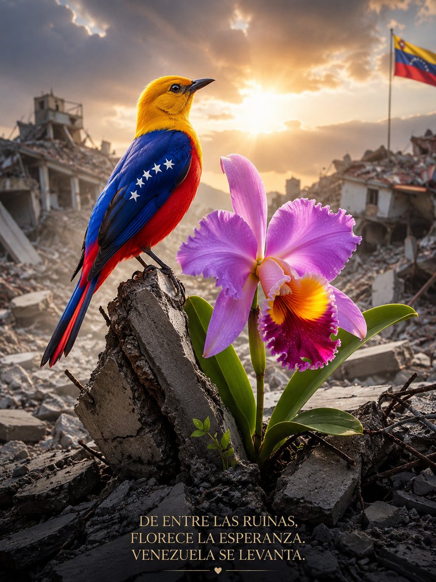 ochoa_anamaria's tweet photo. Hoy no hay "buenos días".

Hoy mis oraciones están con el hermano pueblo de Venezuela, que enfrenta horas de dolor, incertidumbre y pérdidas tras los devastadores terremotos.

Que Dios conceda consuelo a quienes lloran a sus seres queridos, fortaleza a los rescatistas que no descansan y esperanza a quienes aún esperan un milagro bajo los escombros.

Desde Perú, abrazo con el corazón a Venezuela. 🇵🇪🤜🏻🤛🏻
🇻🇪

#FuerzaVenezuela #OramosPorVenezuela