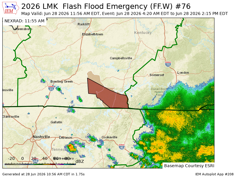 Iembot_emerg's tweet photo. LMK extends time of Flash Flood Emergency [flash flood: observed, flash flood damage threat: catastrophic] for Clinton, Cumberland, Metcalfe [KY] till Jun 28, 1:15 PM CDT https://t.co/egKeBSa8SI https://t.co/5cu7jSaDpn