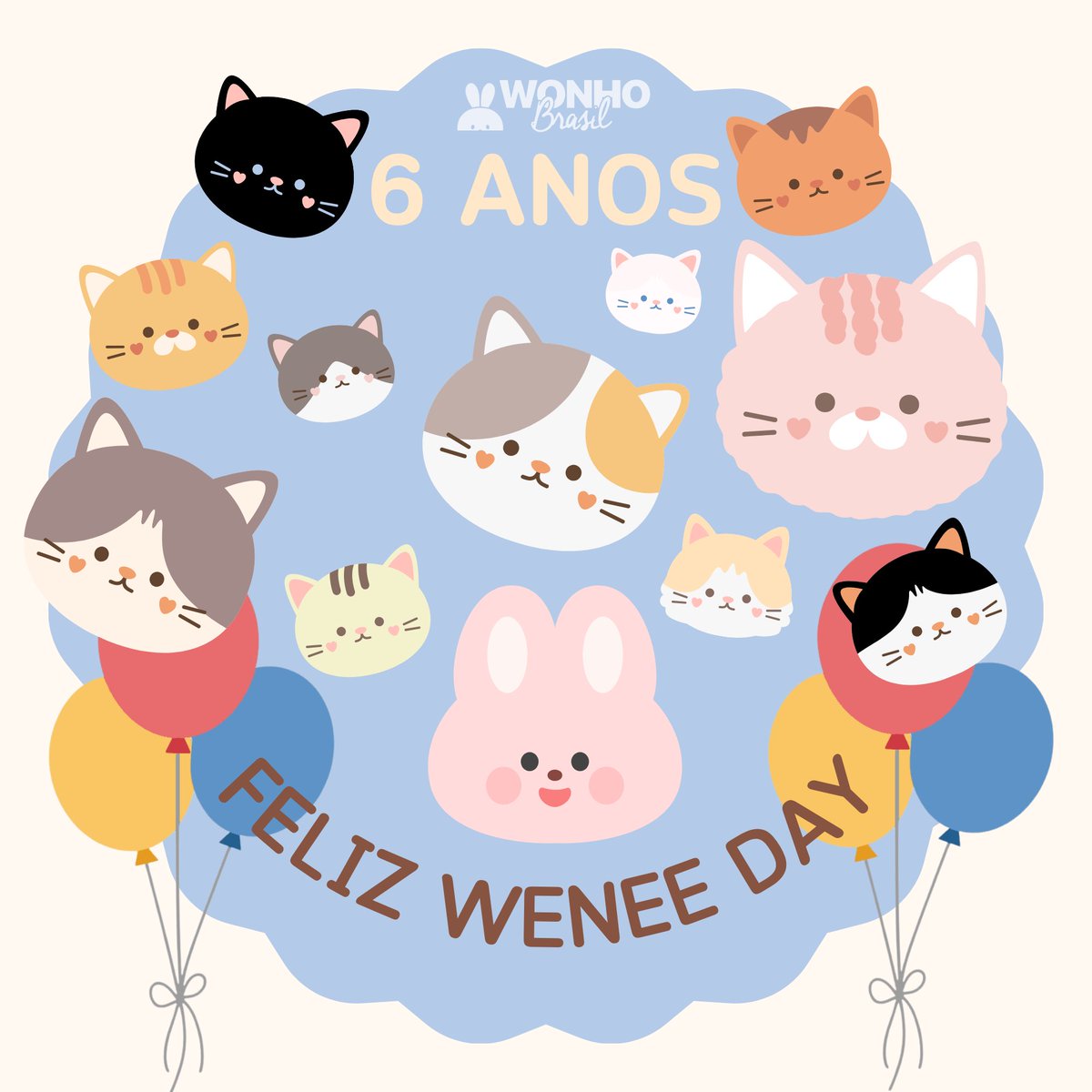 Wonho_Brasil's tweet photo. 💙𝐇𝐀𝐏𝐏𝐘 𝐖𝐄𝐍𝐄𝐄 𝐃𝐀𝐘 💙

Feliz aniversário WENEE!!!

Nossas gatinhas estão fazendo 6 aninhos!!

Que nosso fandom continue a crescer sempre apoiando o Wonho 💙💙💙

#WONHO #원호
#WENEEDAY #위니데이 https://t.co/n7fI8VGAmn