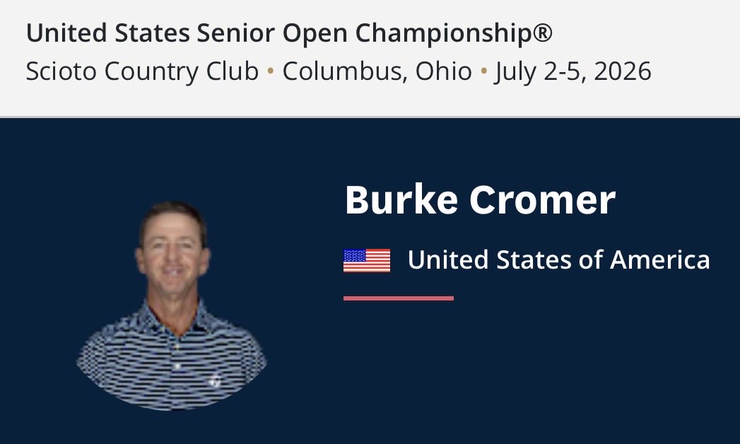 DTCromerSr's tweet photo. Back to back US Senior Opens for my man Burke! When I talk about Dominate Today, this is it.
👇🏼 https://t.co/oL6LpnNpNW