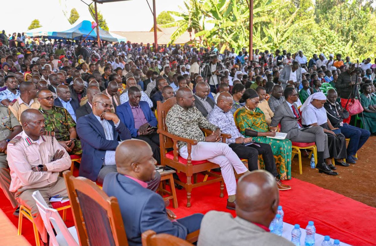 NACADAKenya's tweet photo. Today in Bungoma, we moved from dialogue to action 👊

@InteriorKE CS @kipmurkomen, alongside NACADA Chair Bishop @MairoriSte77864 and CEO Dr. @omerikwa, brought the community together for a critical engagement forum.

The mission? Sensitization on the dangers of substance abuse and rallying every citizen to play their rightful role in eradicating this menace.

Drug abuse is a threat to our nation’s future, and the government cannot do it alone. It’s time for all of us to step up. #CommunityFirst
