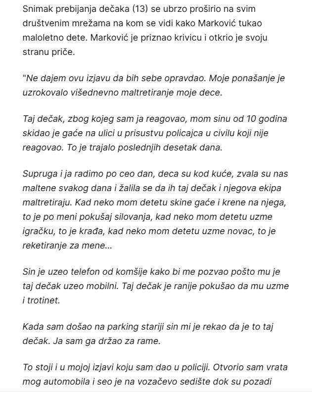 KoronVirus's tweet photo. Ovo je, ipak, logično da je istina i da nije udarao dete zbog sličica, već dužeg vremena maltretiranja njegove dece. https://t.co/IqPF0Ap7tD
