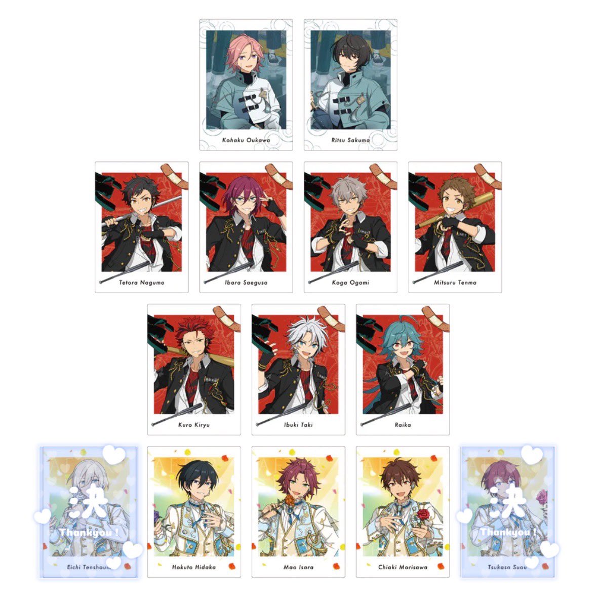 nekoneko716815's tweet photo. 【交換/仮約束】
あんスタ ぱしゃっつ P.A.shots!! Extra
-SELECTION 10 UNIT SONG-

求:夏目
譲:画像参照(無印各3)

＊郵送or予定が合えば池袋手渡し
＊3Box予約予定
＊身内の代わりで求めております。
＊纏めて優先(キャラ枠での交換優先)
検索からでもお気軽にお声掛けください🙇🏻‍♀️" https://t.co/18bqIEi6vg