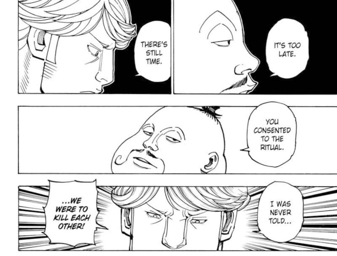 kingfreeces's tweet photo. this was what i was thinking too, wobble can’t talk so she couldn’t have consented to the ritual. I think Nasubi manipulated oito into believing she had no choice but to participate in the war while in reality she never had to (maybe that’s why she’s so distraught rn) https://t.co/FxvWN8CtjO