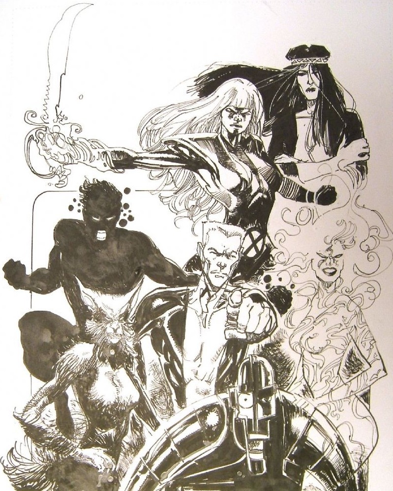 SienkiewiczArt's tweet photo. Original New Mutants Team

#newmutants #marvel #xmen #comicart #art https://t.co/kuTkbRHVGb