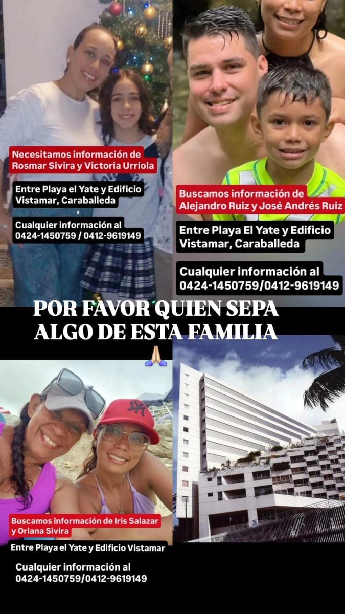 Browntosaurio's tweet photo. Urgente‼️‼️‼️‼️

No han aparecido desde el 24/06

Por favor ayudar a difundir, se encontraban en las Residencias Vistamar en Caraballeda https://t.co/Kfxz342SPJ