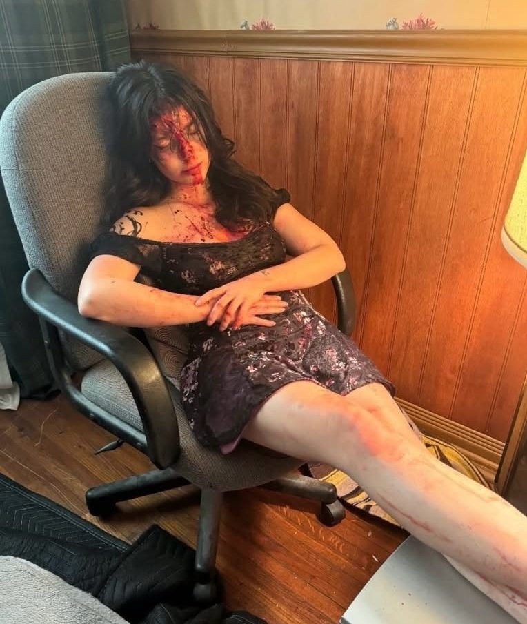 RetroReminiscer's tweet photo. Behind the scenes photos from the filming of OBSESSION (2026). https://t.co/HnZ3bvDiW2