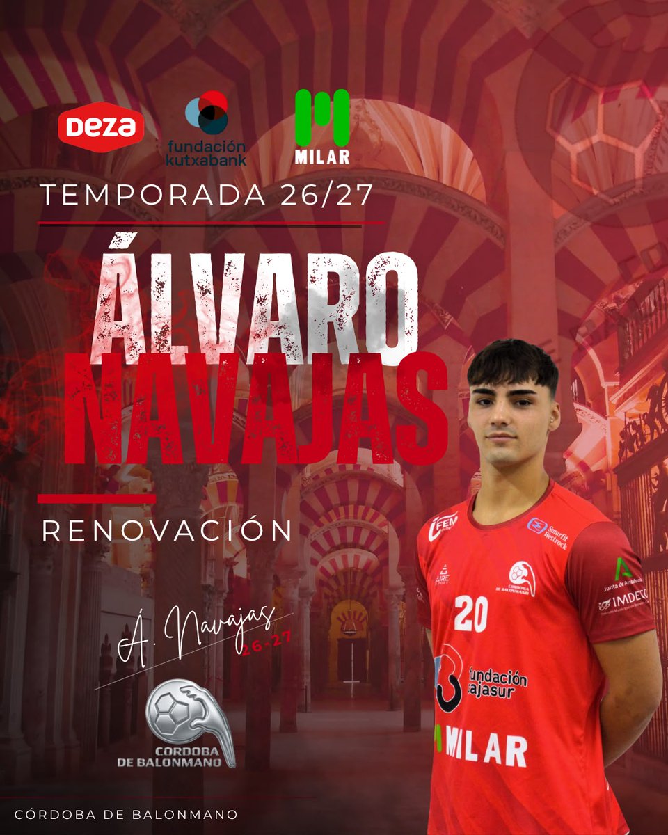 CordobadeBM's tweet photo. Acelerando, que es gerundio y tenemos mucho que anunciar. Renovación para el canterano Álvaro Navajas, que afrontará su segunda temporada como senior en el @FundKutxabank CBM tras toda una trayectoria de base en la #FactoríaCBM. Potencia y mucha proyección para seguir creciendo https://t.co/KuMcA82LSA