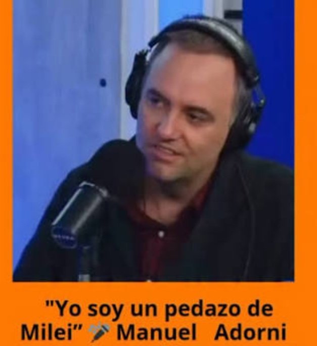 DiegoFlo17's tweet photo. Cuando Adorni dijo "soy un pedazo de Milei" fue lo mismo que decir *soy un pedazo de hijo de puta*
Fin? https://t.co/byH8JaRajq