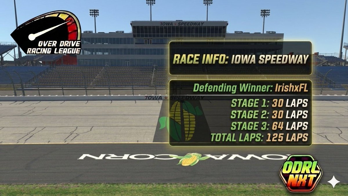 ODRLeague's tweet photo. Nxt Returns to The Fastest Short Track in The World! https://t.co/yZQlx61hZf