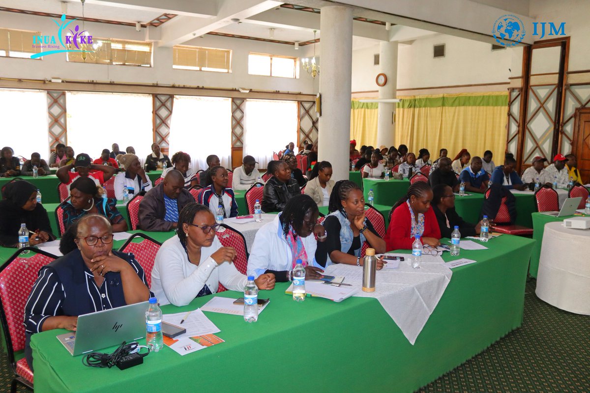 InuaKike's tweet photo. On Fri, 26 June 2026, INUA KIKE convened a Biannual County-Level Female-Led Advocacy Forum at Kenya Utalii Hotel, Nairobi. #INUAKIKE #GirlsLead #girlledadvocacy #NairobiCounty @IJMKenya @IJM @IJMDE @woman_kind @HerVoiceFund @CCNairobi https://t.co/Z3dzRHY03L