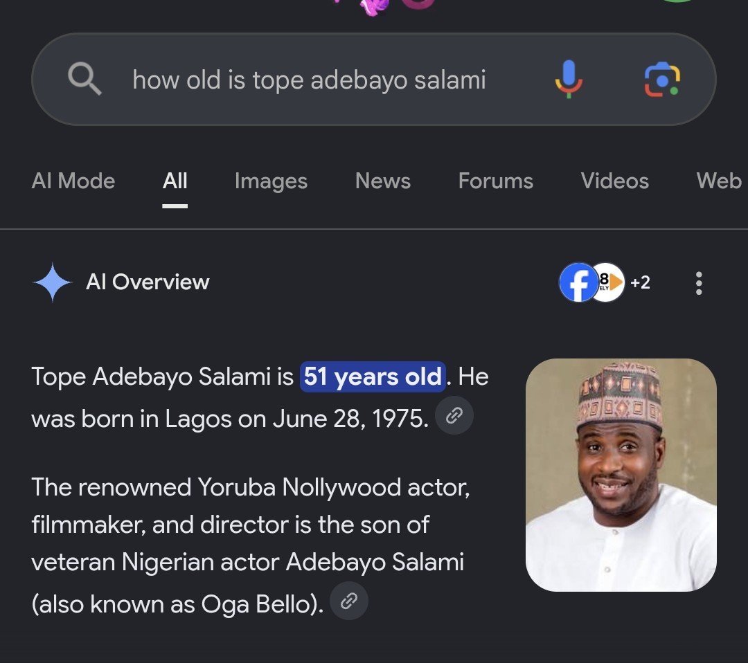Mko18002's tweet photo. @realfemiadebayo Even google said so 😂😂 https://t.co/DUXPESSR5Z