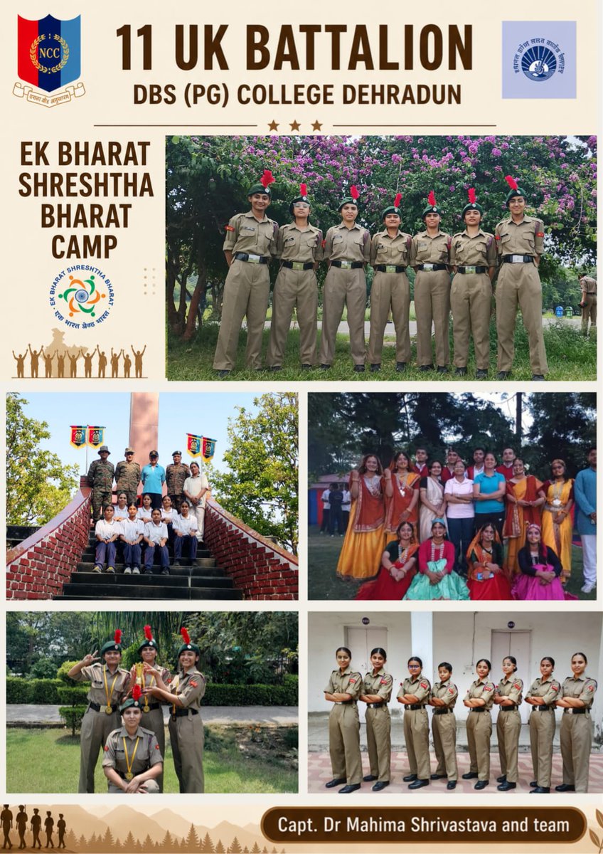 NccDbs's tweet photo. 🇮🇳 Ek Bharat Shreshtha Bharat 🇮🇳

A memorable journey of unity, culture, and learning. Proud to have brought home a Gold Medal in the NIAP Event and a Bronze Medal in the Group Song Competition, along with actively participating in various camp activities. ✨🇮🇳 https://t.co/12T4h5nuMj