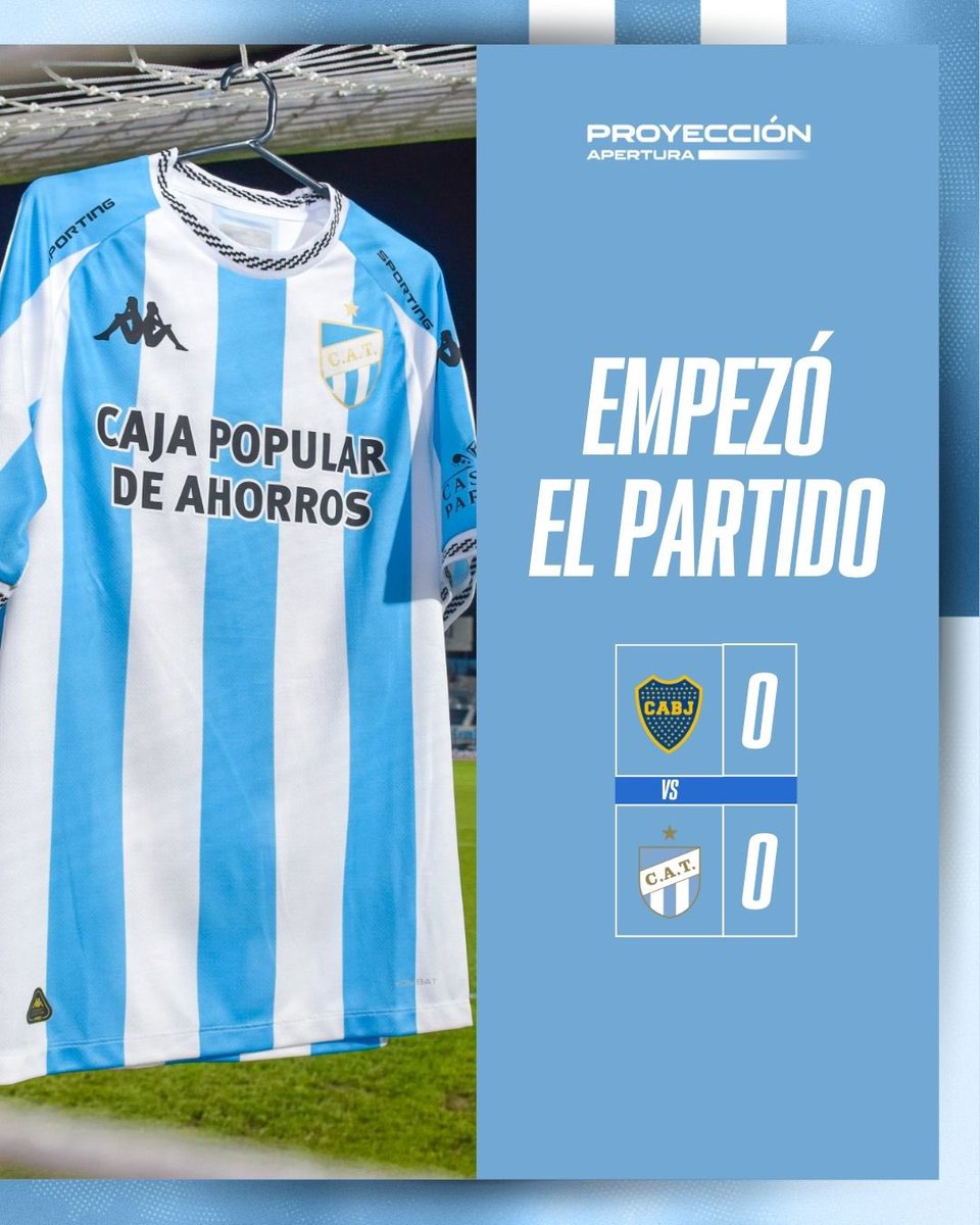 ATOficial's tweet photo. #TorneoProyección
▶️ Comenzó el partido
Boca Juniors 0 - Atlético Tucumán 0
#DaleDeca 🩵🤍
#ReservaDecana
📺https://t.co/2zOEIUFC7x - @TNTSportsAR https://t.co/iXu2DyAMGH