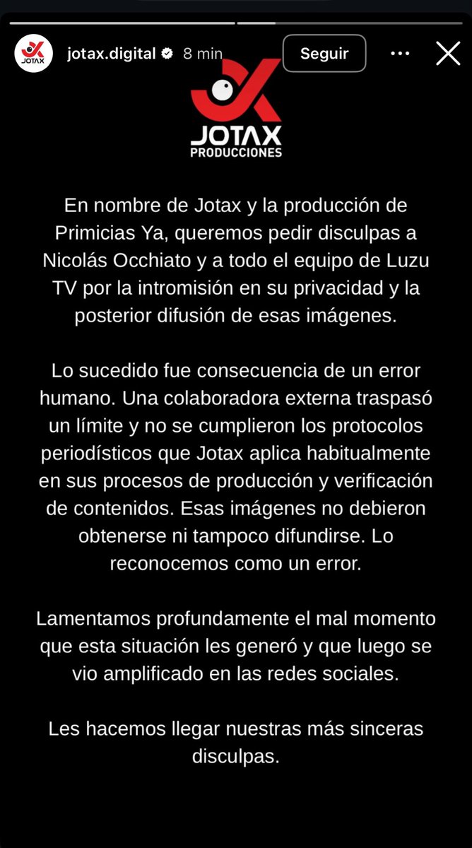 SQP_oficial's tweet photo. Comunicado de Jotax por el escándalo con NDN y Primicias Ya https://t.co/hXxbOvoQar