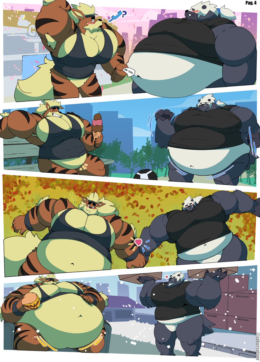 zakursotaur's tweet photo. "Life's funny, you train a guy one day, then move in with him the next... just hope you still fit through the door after dinner"
(A story by https://t.co/0iSPiwgFOV that took quite a while to write, then became an comm for me. Hope you enjoy it!) https://t.co/jMYcIsE4s7