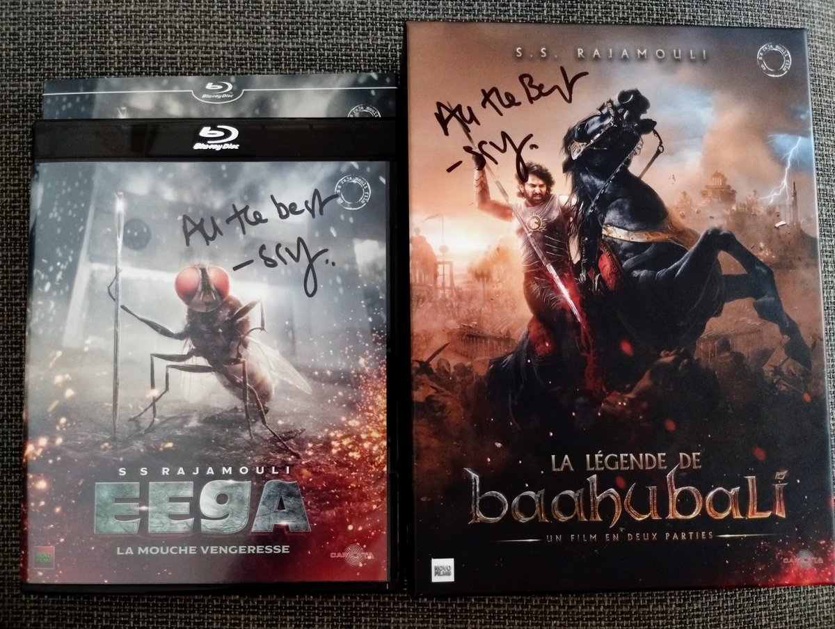 Jeromejemo's tweet photo. Du monde pour la dédicace du réalisateur indien S. S. Rajamouli dans le cadre du week-end que lui dédie la Cinémathèque française. Merci @CarlottaFilms pour cette opportunité et à mardi pour la masterclass + RRR au Grand Rex ! https://t.co/nXdQMjItx0