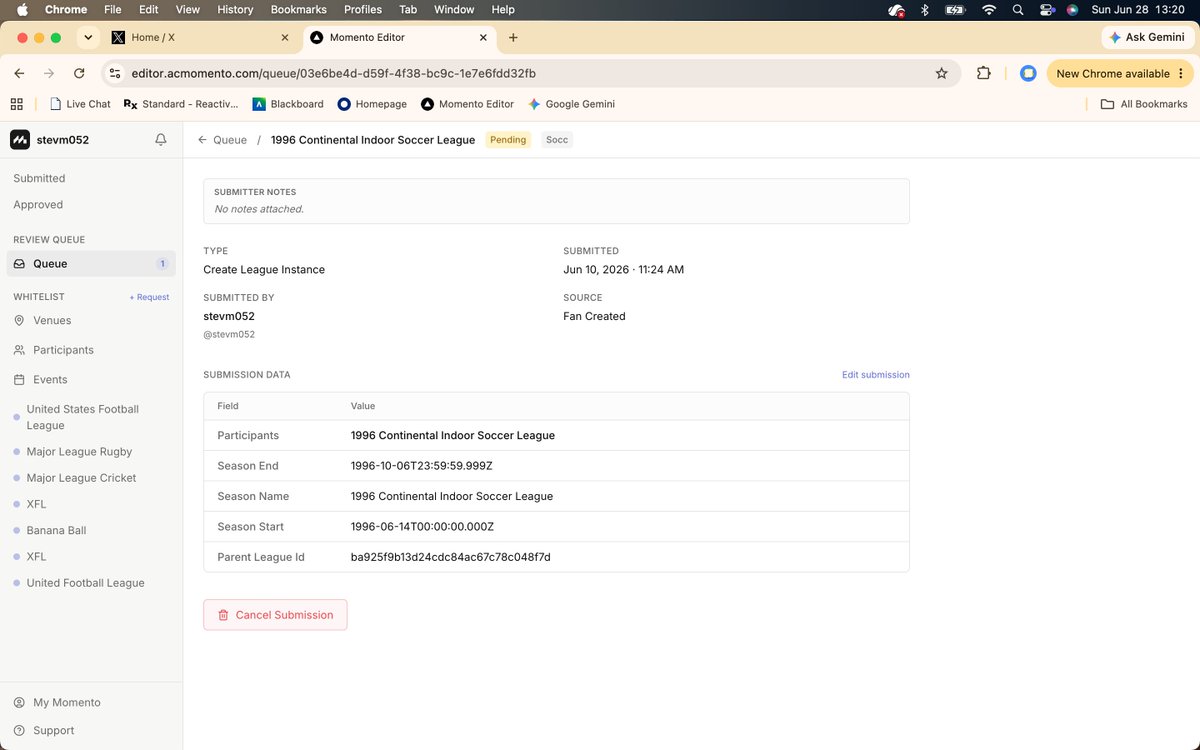MCStevens618's tweet photo. @MomentoEditor @ACMomento couple requests i have that have been sitting in limbo...any help? Also How can I add openers to events that may have gotten missed? Screenshots below! https://t.co/CYUhnzhRdV