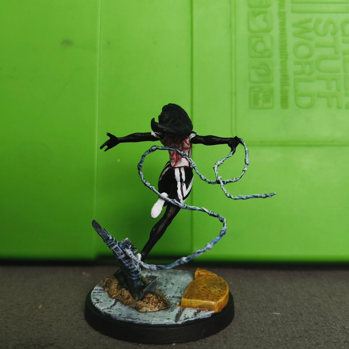 AlvaroDeLamo's tweet photo. Silk (Cindy Moon)

#marvelcrisisprotocol #silk #cindymoon #webwarriors #miniaturepainting https://t.co/xpO8oKBWwV