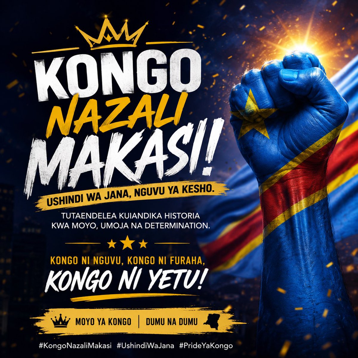 Amani5Bruce's tweet photo. Kongo nazali makasi. https://t.co/jxIJSwtzlR