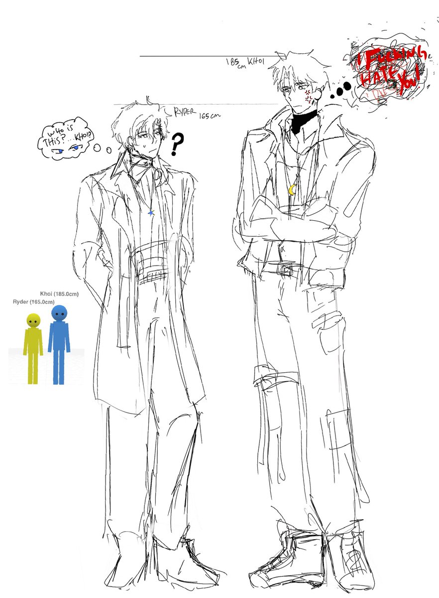 clobotory's tweet photo. #Oc doodles - khoi n Ryder #artdump #sketch #doodles #bl #bxb #fluff #drawing #art #digitalart https://t.co/iDa6YdpUfw