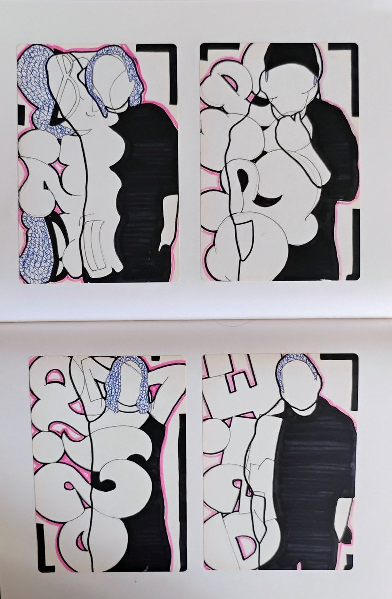 One94room's tweet photo. Black Book 13 2025
#ozieoz194 #art #blackbook #sketchbook #graffiti #ozie #ozieoz #one94room #artbook #silhouette https://t.co/nMTnJpyScH