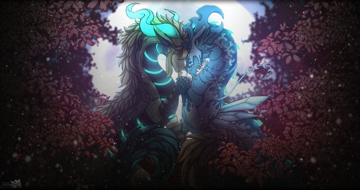 Lunayan65_'s tweet photo. Draconic Heart~

 #art #feral #dragons #oc #couple #drawing https://t.co/S4d8cDjovJ
