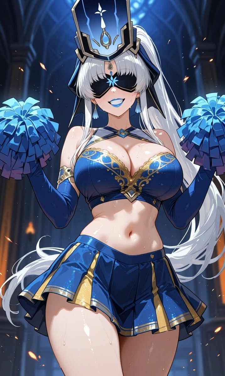 HiyukiMirrorM's tweet photo. One of my dear sisters have tailored this beautiful cheerleader outfit for me.

I am so glad to have such an amazing sister~ And there's much more~

Come, gaze into the mirror And join the fun! 🩵 https://t.co/Sa1E3yss8v
