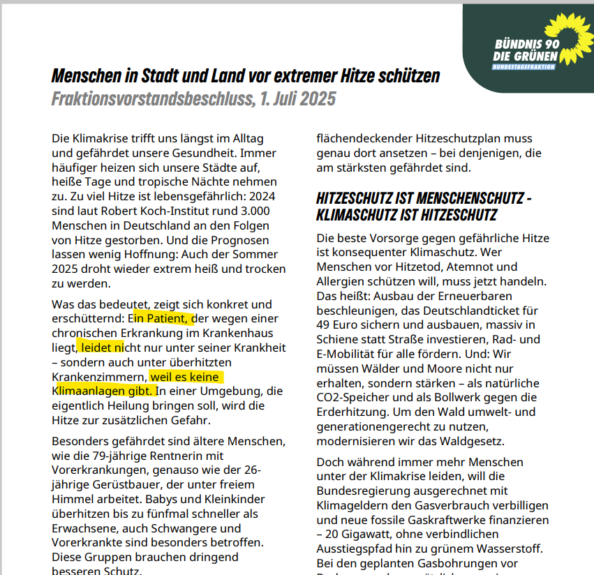 wenig_worte's tweet photo. Und weil BILD das als "JETZT wollen sogar die Grünen Klimaanlagen" meldet: 

Die Grünen fordern das schon länger. Es ist nur immer wieder gegen sie gestimmt worden. In Bayern, in Meppen... https://t.co/u7i3qsZ7Ru