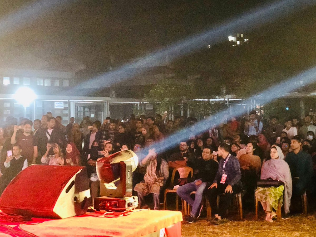 inventorspuppet's tweet photo. Last winter at Dhaka University’s Winter Festival, Tubai &amp; Tublu filled the evening with stories, laughter, and joy.

@inventorspuppet, we believe puppetry isn’t just for children, great storytelling connects every generation.

#InventorsPuppet #Puppetry #DhakaUniversity #Puppet https://t.co/lXNVo7Ro2h